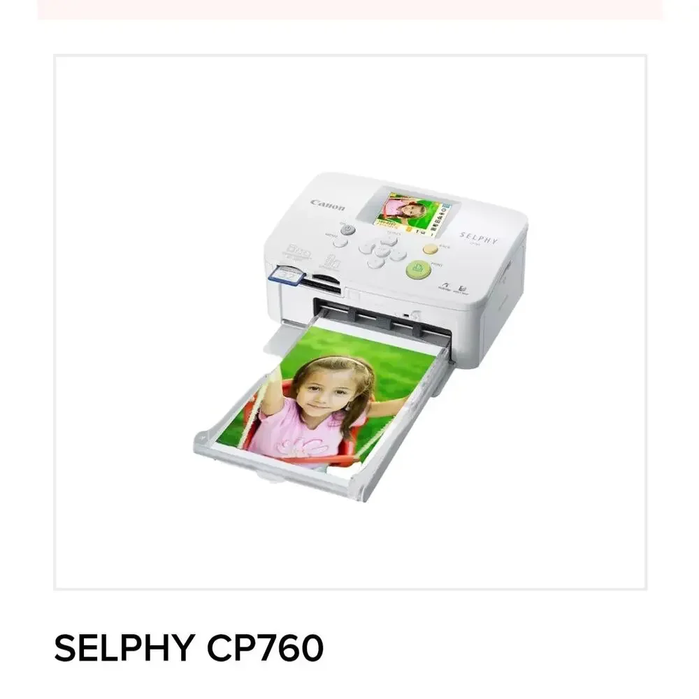 CANON SELPHY CP760 COMPACT THERMAL PRINTER SET COMBO